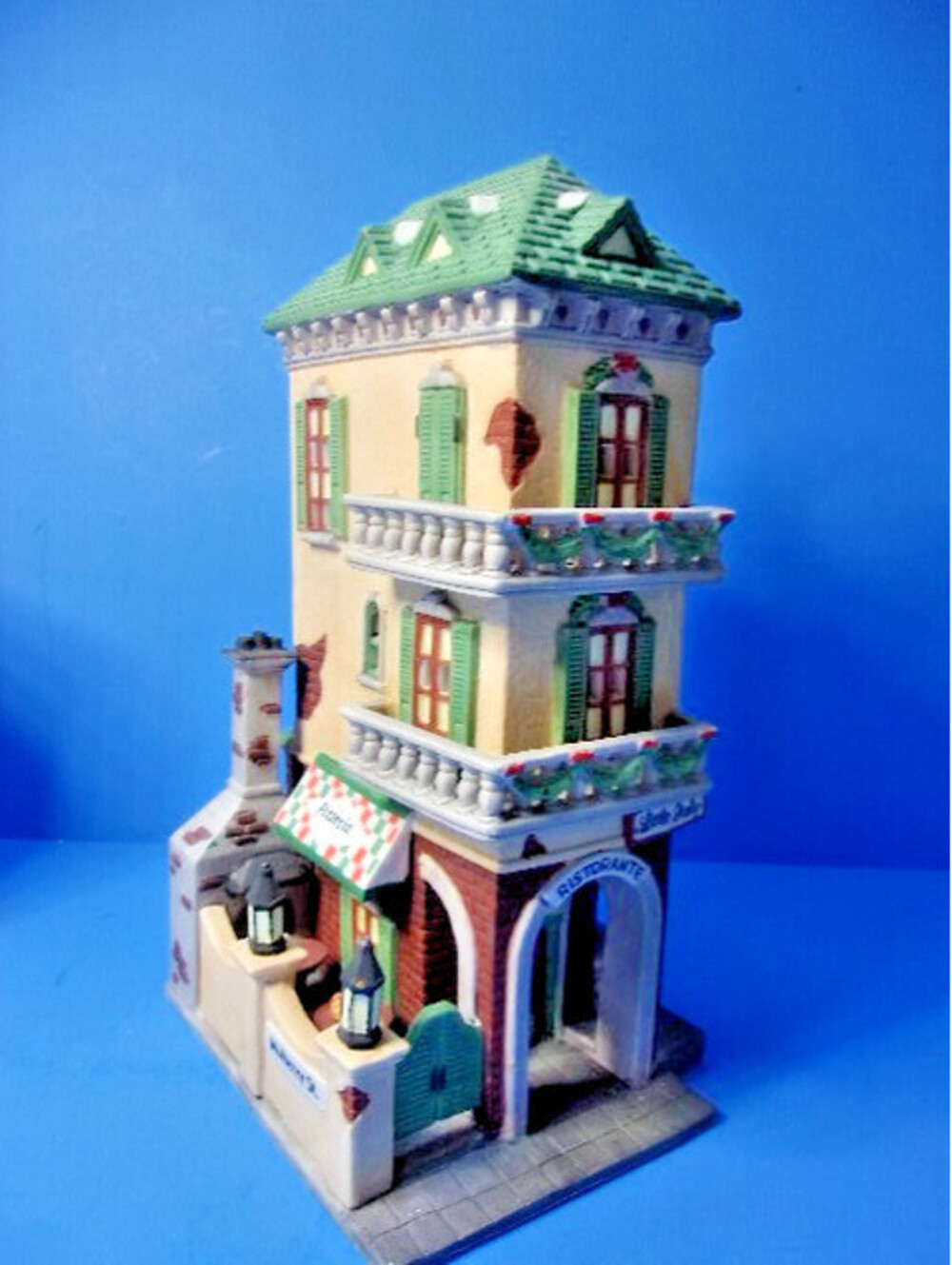 Dept 56 Christmas in the City #5538-7 Little Italy Ristorante Retired Light IOB - Picture 8 of 12